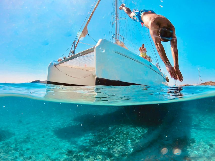 From Palau: Maddalena Archipelago Catamaran Tour with Lunch - Sardinian pasta, Vermentino, and lunch at sea