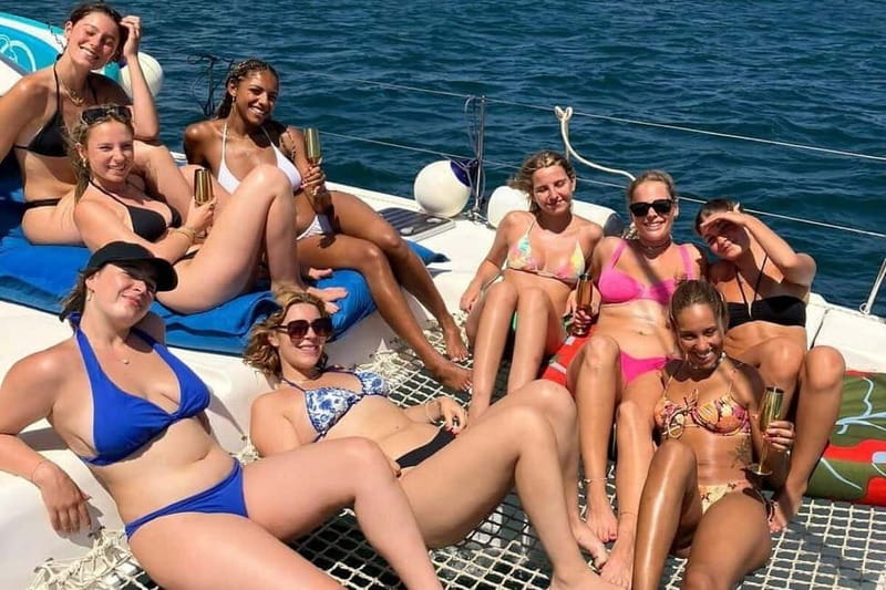 From Palma: Luxury Catamaran Group Tour with Tapas & Drinks - Tapas and drinks on the catamaran