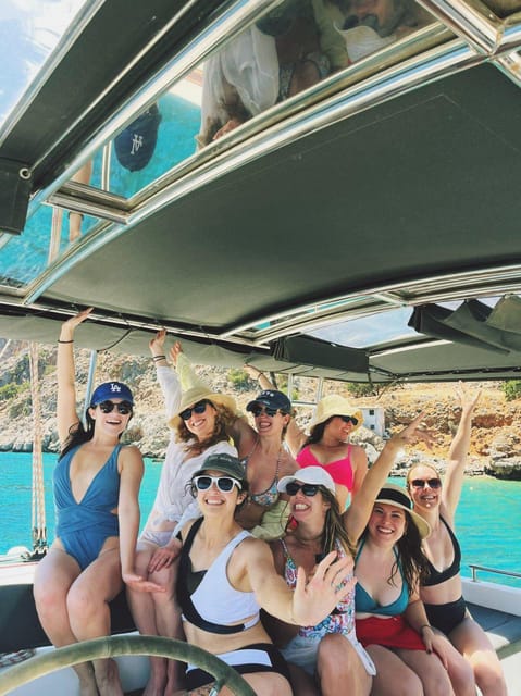 From Panormo: Private Sailing Catamaran Cruise with Lunch - Sailing back to Panormo after lunch