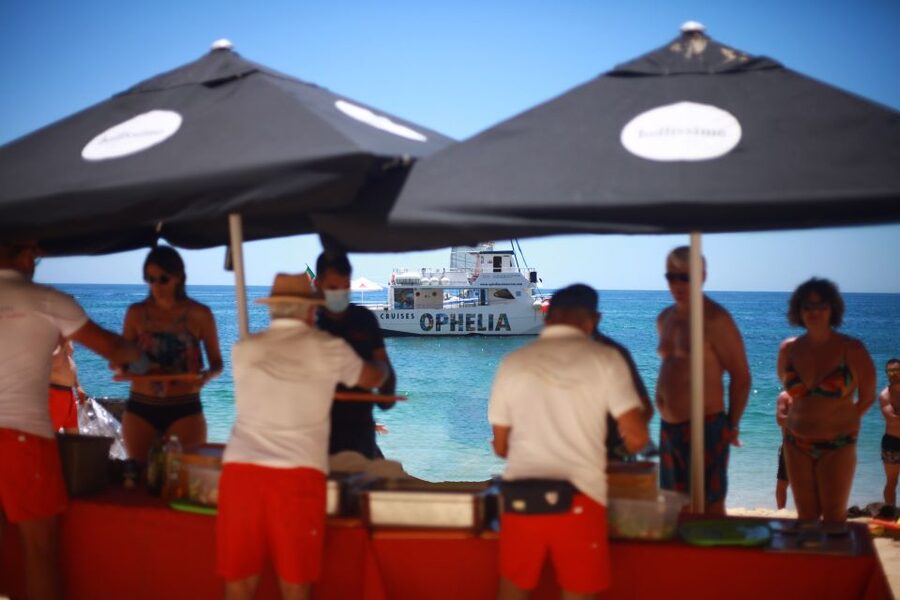 From Portimão: Catamaran Cruise to Benagil Caves with BBQ - Beach time turns sightseeing into a full day