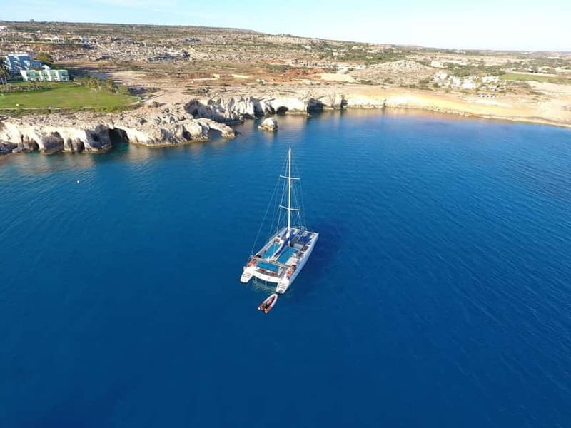From Protaras: Catamaran Cruise to Blue Lagoon - Why this cruise works so well for a Cyprus beach day