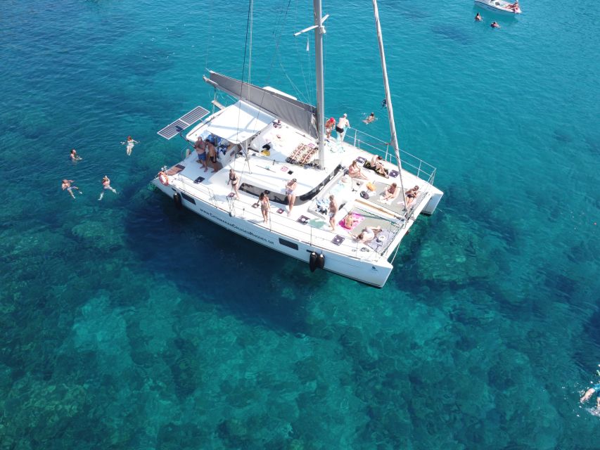 From Rhodes: Private Catamaran Cruise All Inclusive - Kallithea Springs and the final swim