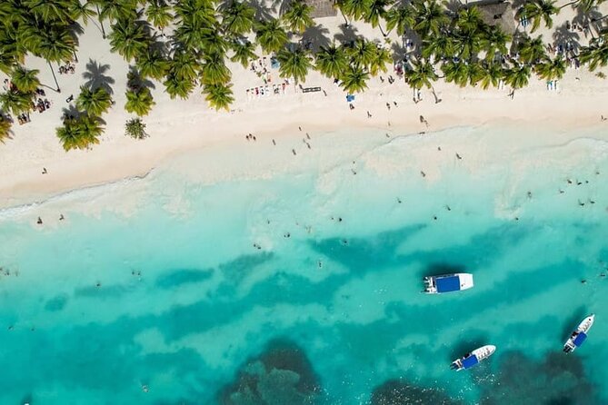 From Santo Domingo Saona Island Food And Drink Catamaran Vip - A Caribbean day that starts before sunrise