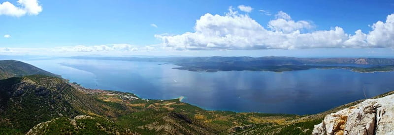 From Split: Catamaran Cruise to Golden Horn & Brač island. - Vidova Gora, Brač’s best viewpoint