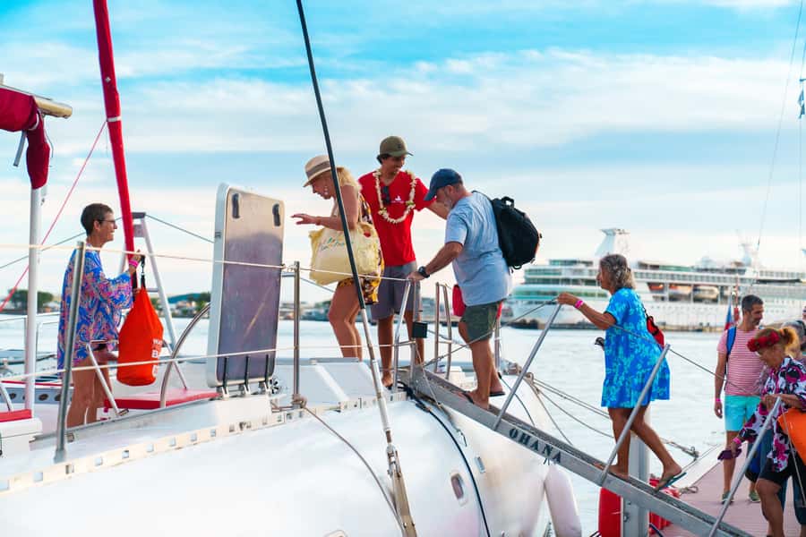 From Tahiti: Tetiaroa Island Tour by Sailing Catamaran - Snorkeling along the reef