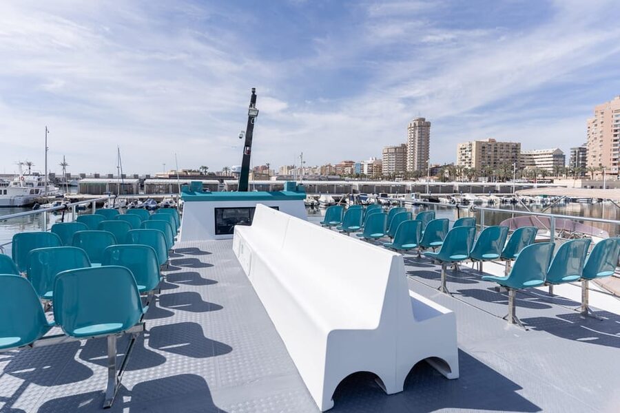 Fuengirola: Catamaran Tour to Spot Dolphins - The catamaran, decks, and viewing spots