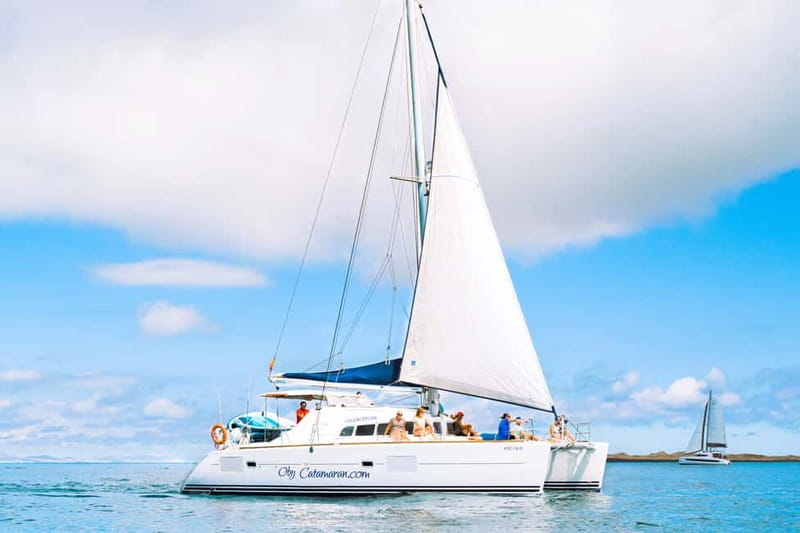Fuerteventura: Lobos Island Catamaran Cruise with Lunch - Setting sail from Corralejo at 2:30