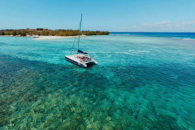 Full Day Catamaran Cruise - North Ilot Gabriel (sharing) - Three hours to swim, snorkel, or do very little