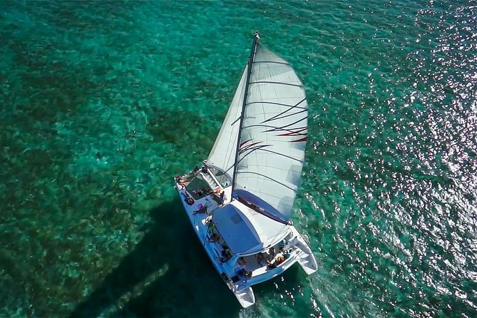 Full-Day Catamaran Cruise to Île aux Cerfs with BBQ Lunch - Sailing through the lagoon and past the nature reserve