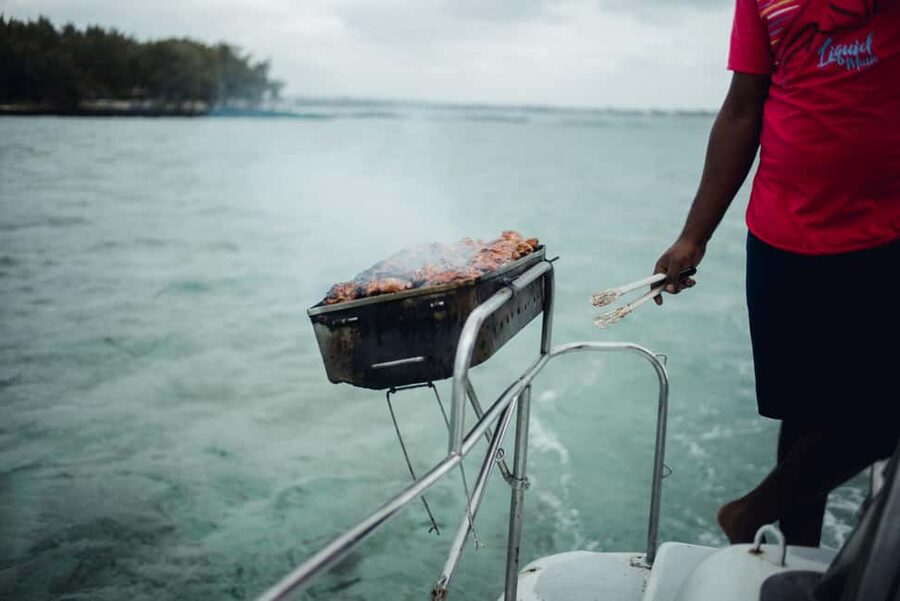 Full-day Catamaran Cruise to Ile aux Cerfs with Lunch - Sailing the east coast by catamaran