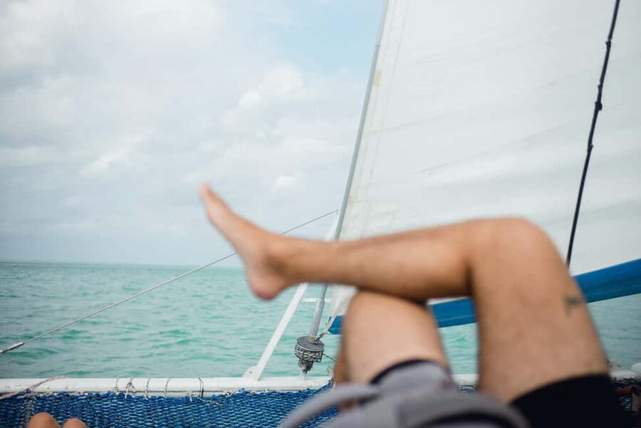 Full-day Catamaran Cruise to Ile aux Cerfs with Lunch - The speedboat ride to Grand River South East Waterfall