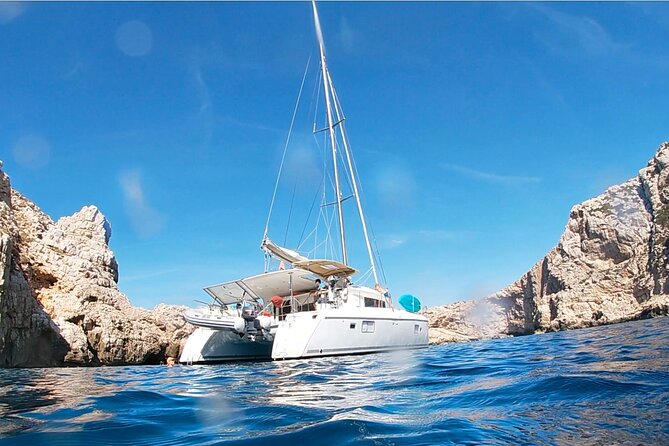 Full day catamaran tour in Alghero - The final swim near Alghero