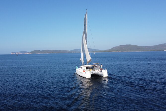 Full day catamaran tour in Alghero - Punta Giglio and the long stop at Porto Conte