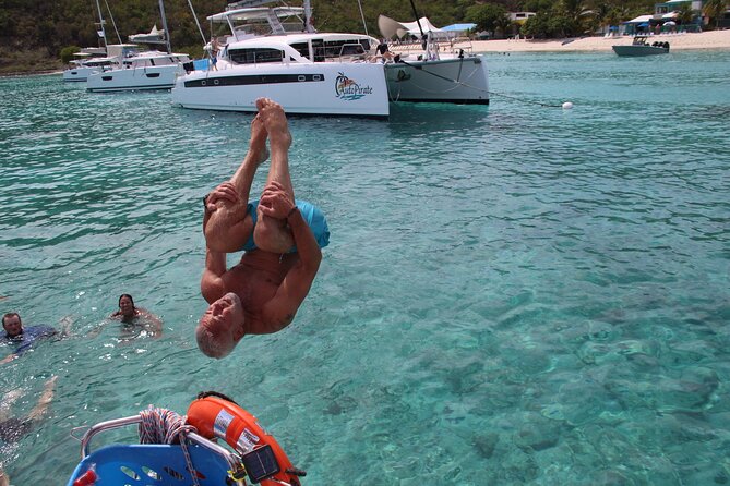 Full Day Private Charter on Luxury Catamaran Sailing. - The best seats are on the trampolines and at the stern