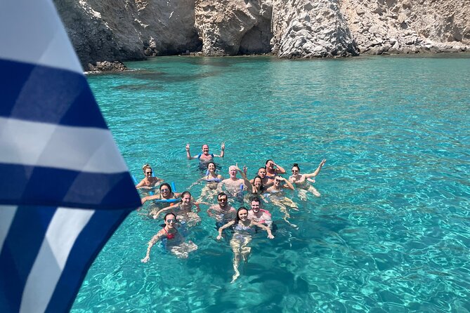 Full Day Tour to Kleftiko, Firlingos and Poliegos Catamaran - Kleftiko gets the longest stop