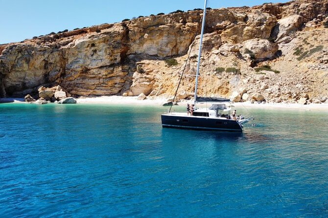 Full Day Yacht Tour in Catamaran Naxos Greece - Lunch, snacks, and the practical food details