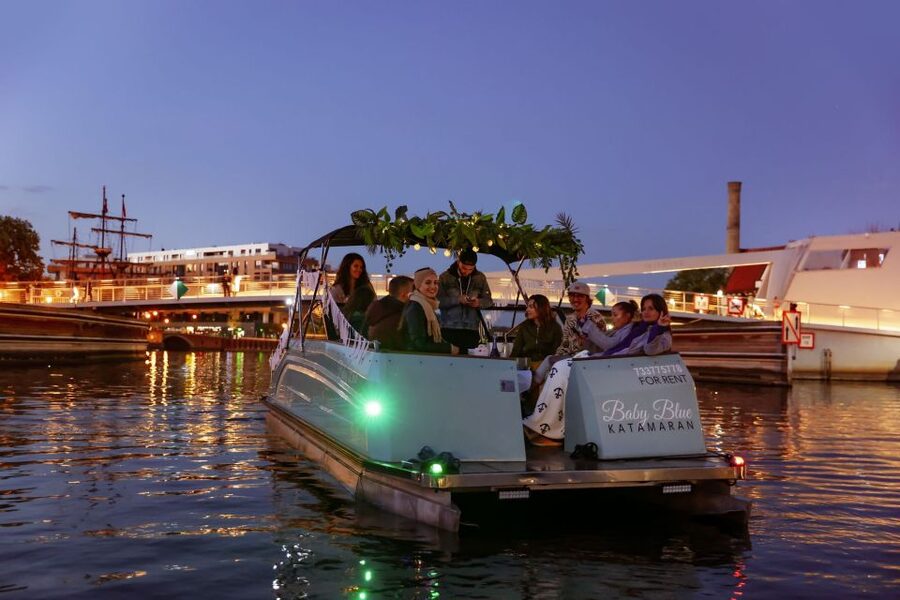 Gdańsk : Catamaran River Cruise (group) - Green Bridge, Green Gate, and Long Bridge