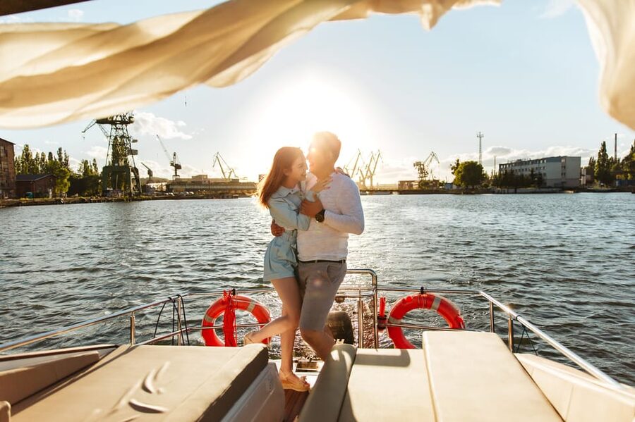 Gdańsk : Catamaran River Cruise - The Motława River route in about 50 minutes
