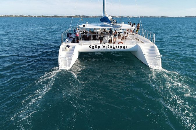 Good Vibration Catamaran Sail Swim Snorkel - The crew and the feel on board