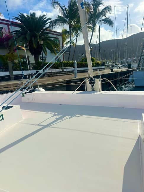 Gran Canaria: Catamaran Tour with Lunch on Pristine Beaches - A second bay for snorkeling and paddleboards