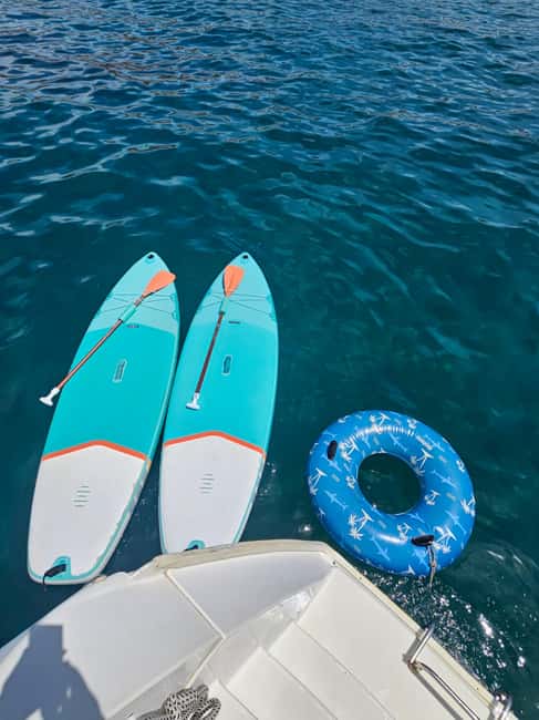 Gran Canaria⛵Private Catamaran Trip – All-Inclusive Luxury - Swimming, snorkeling, and paddleboards near Anfi del Mar