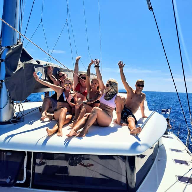 Gran Canaria⛵Private Catamaran Trip – All-Inclusive Luxury - Leaving Pasito Blanco for Playa Anfi del Mar