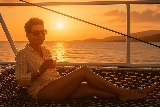 Grand Bahama Catamaran Sunset Cruise with Drinks and Snacks - Setting sail from Flamingo Bay Marina at 4:30 pm
