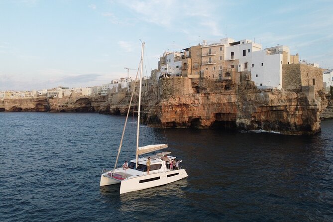 Guided Tour by Catamaran with Aperitif from Polignano a Mare - The coast between Polignano and Monopoli