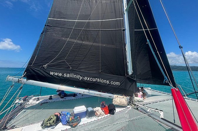 Half day catamaran sailing in the Sailinity Lagoon - How the four-hour timing works