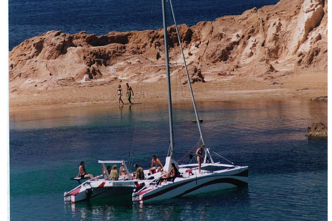 Half-Day Catamaran Trip in Menorca - Leaving Fornells for Menorca’s northern shore