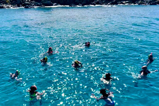 Half Day Luxury Catamaran Turtle Snorkel And Beach - The ride along St. Thomas’s southern coast