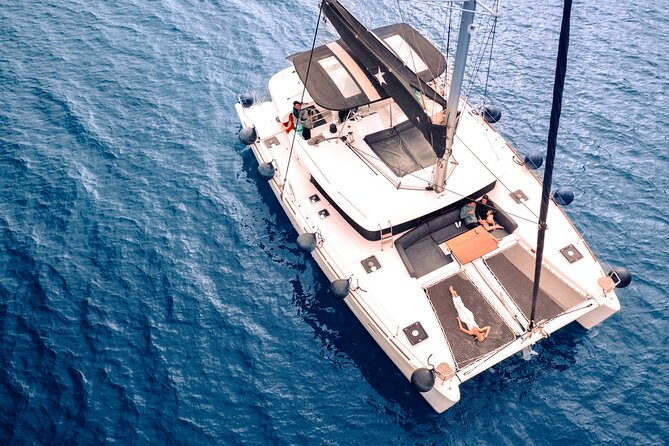 Half Day Premium Catamaran Cruise in Santorini including Oia - Warm springs near the volcano