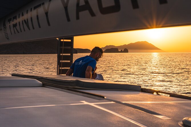 Half-Day Sunset Cruise Catamaran to Kleftiko with Lunch - Greek lunch, drinks, snacks, and the sunset mojito
