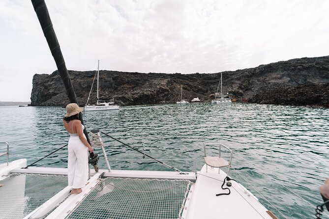 Half-Day Tailor-made Private Catamaran Cruise in Santorini - Santorini Volcano and the power of the sea