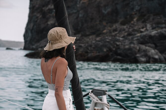 Half-Day Tailor-made Private Catamaran Cruise in Santorini - Thirassia, a quieter island pause
