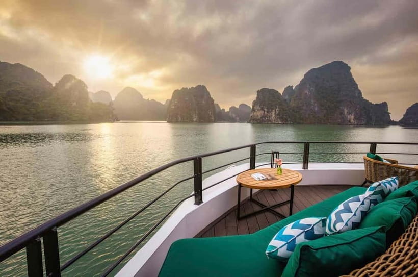 Halong & Lan Ha Bay 1-Day Catamaran Cruise from Hanoi - Boarding the catamaran at Tuan Chau