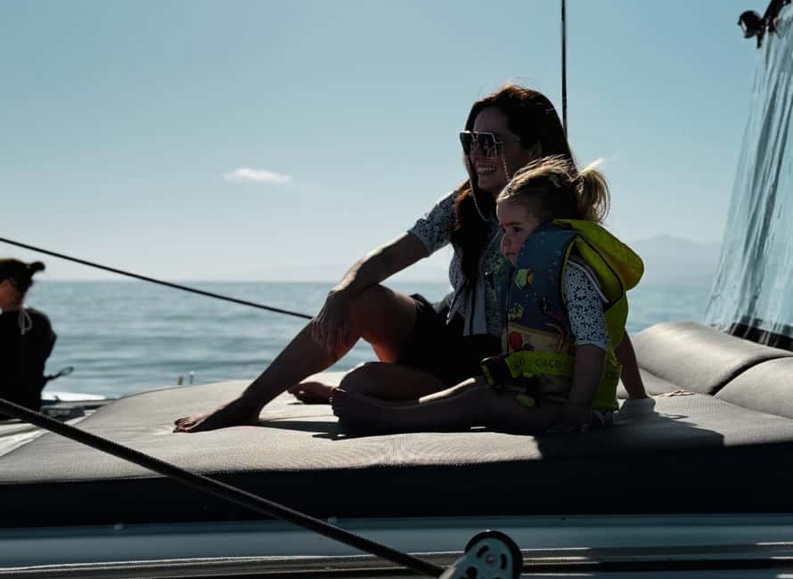 Heraklion Luxury Sailing Catamaran Dia Island | Gourmet Menu - Swimming, snorkeling, SUP, and fishing