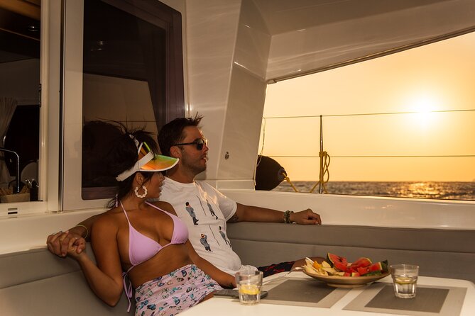 Heraklion Private Sailing Catamaran Cruise to Dia with Lunch - Sailing out from Cafe Marina at 9:30 a.m.