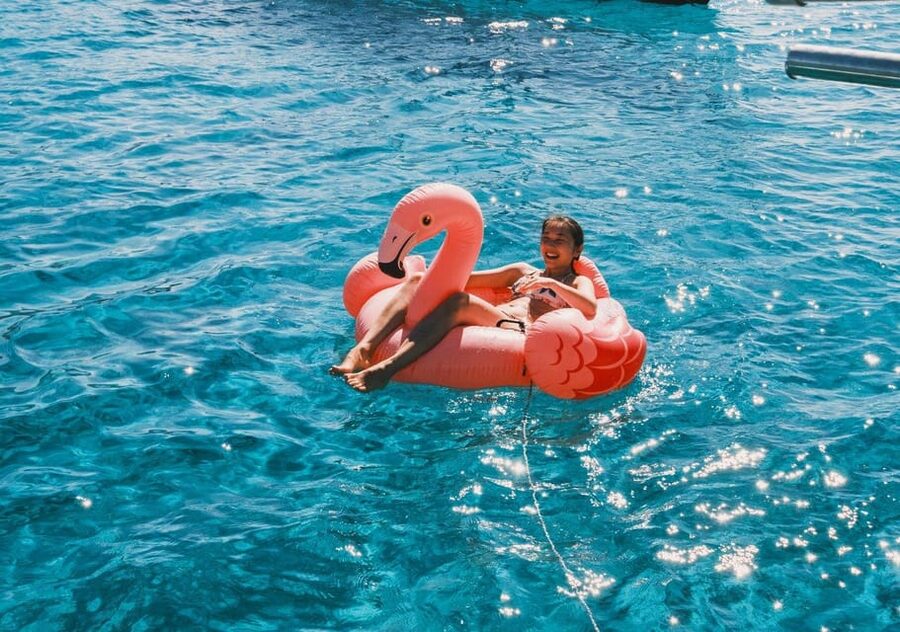 Hersonissos: Private Catamaran Cruise, Dia Island with Lunch - What the 6.5-hour schedule feels like