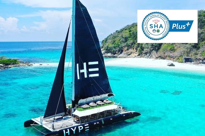 Hype Luxury Catamaran Cruise Experience - Coral Island gives you the first water break