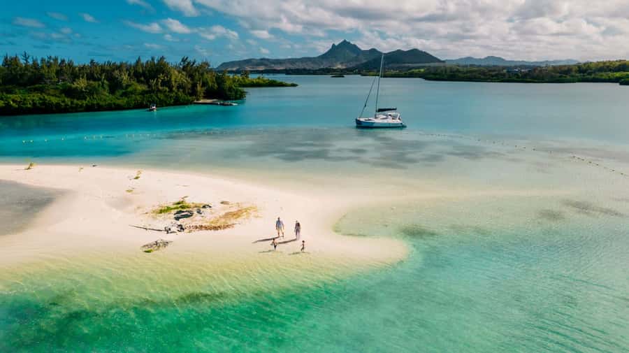 Ile Aux Cerfs: Catamaran Cruise, island, waterfalls, Lunch - Grand River South East Waterfalls by boat