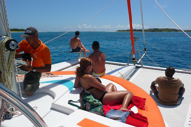 Ilot Gabriel Catamaran Cruise in Mauritius - Swimming and snorkeling in northern Mauritius