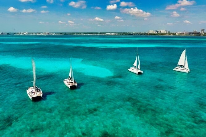Isla Mujeres Catamaran Sailing Experience with Lunch & Open Bar - Free time on Isla Mujeres