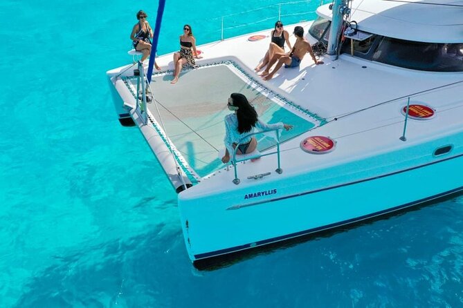 Isla Mujeres: Catamaran Tour with Snorkeling Food, Drinks, Beach - Starting at El Pececito on Kukulcan Boulevard