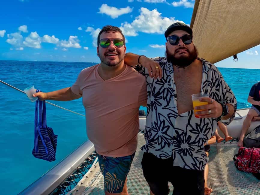 Isla Mujeres Catamaran Tour with Snorkeling & Open bar - The catamaran ride is part sightseeing, part party