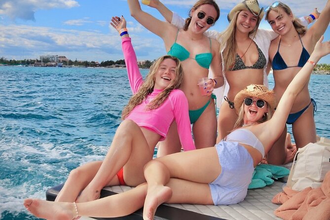 Isla Mujeres Catamaran Tour with Snorkeling, Open Bar & Buffet - Sailing from Cancun toward Isla Mujeres