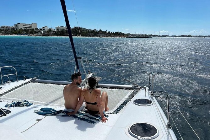 Isla Mujeres Day Tour with Catamaran, Snorkeling & Beach Club - Lunch, drinks, and the beach-club stop