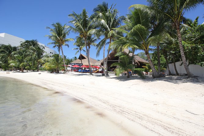 Isla Mujeres luxury catamaran with premium open bar and lunch - Isla Mujeres downtown, about one hour