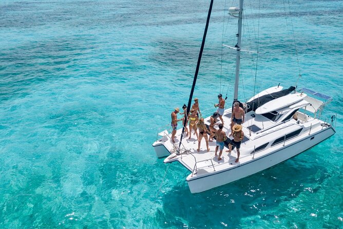 Isla Mujeres Private Catamaran, Cruising, Snorkeling having Fun!! - Five hours around Isla Mujeres by private catamaran