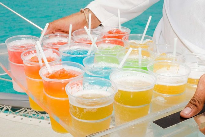 Isla Mujeres Tour on Catamaran with Snorkel, Open Bar, Buffet & Beach club - Buffet lunch and the beach-club rules